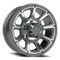 Vision Turbine 14X5.5 Gunmetal Machined Face Wheel