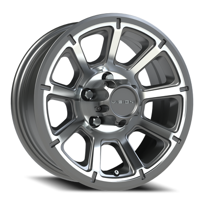 Vision Turbine 15X6 Gunmetal Machined Face Wheel