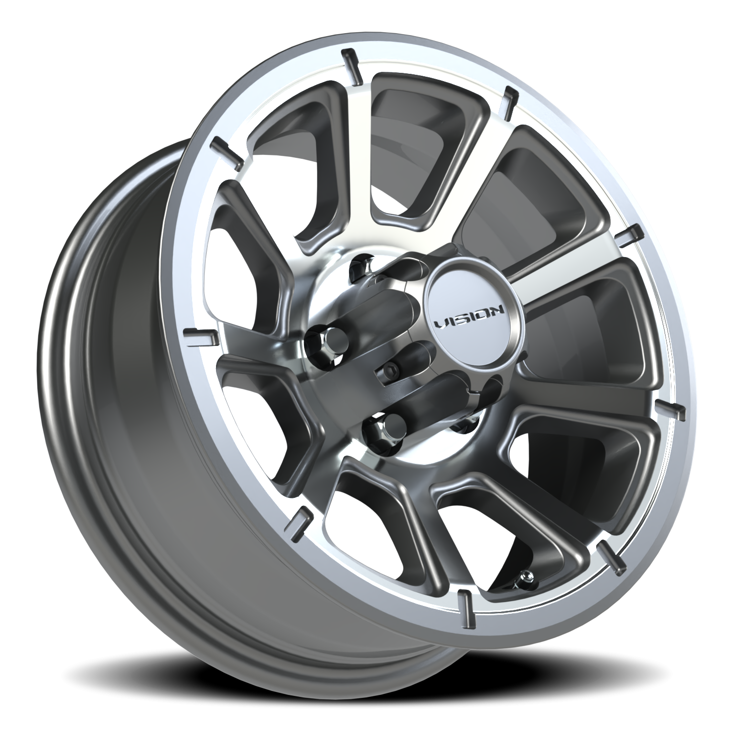 Vision Turbine 15X6 Gunmetal Machined Face Wheel