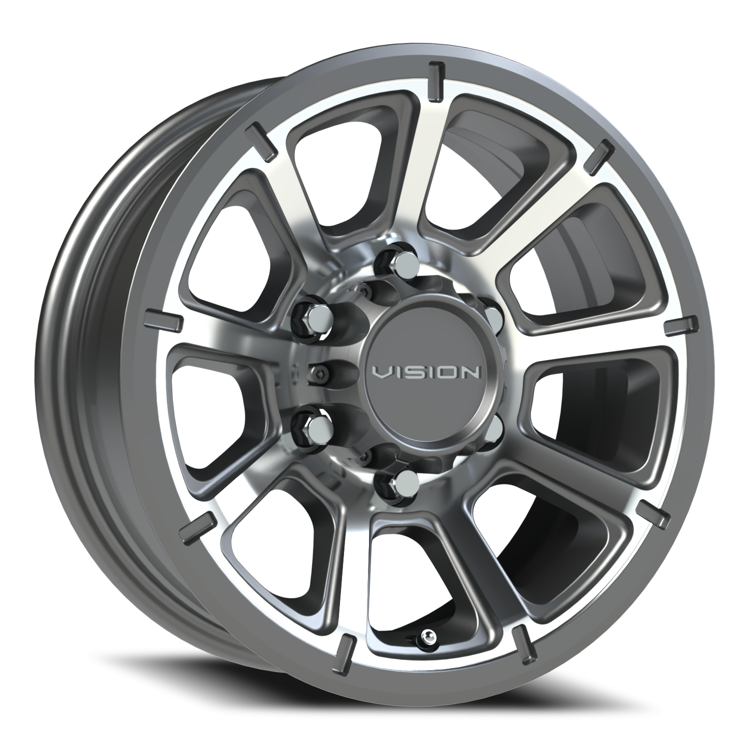 Vision Turbine 15X6 Gunmetal Machined Face Wheel