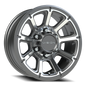 Vision Turbine 15X6 Gunmetal Machined Face Wheel