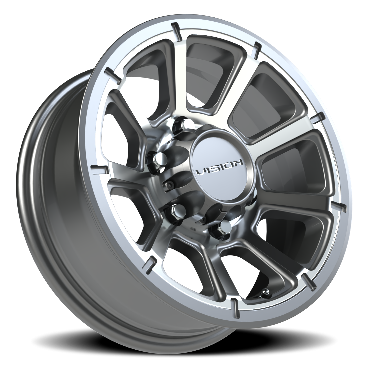 Vision Turbine 15X6 Gunmetal Machined Face Wheel