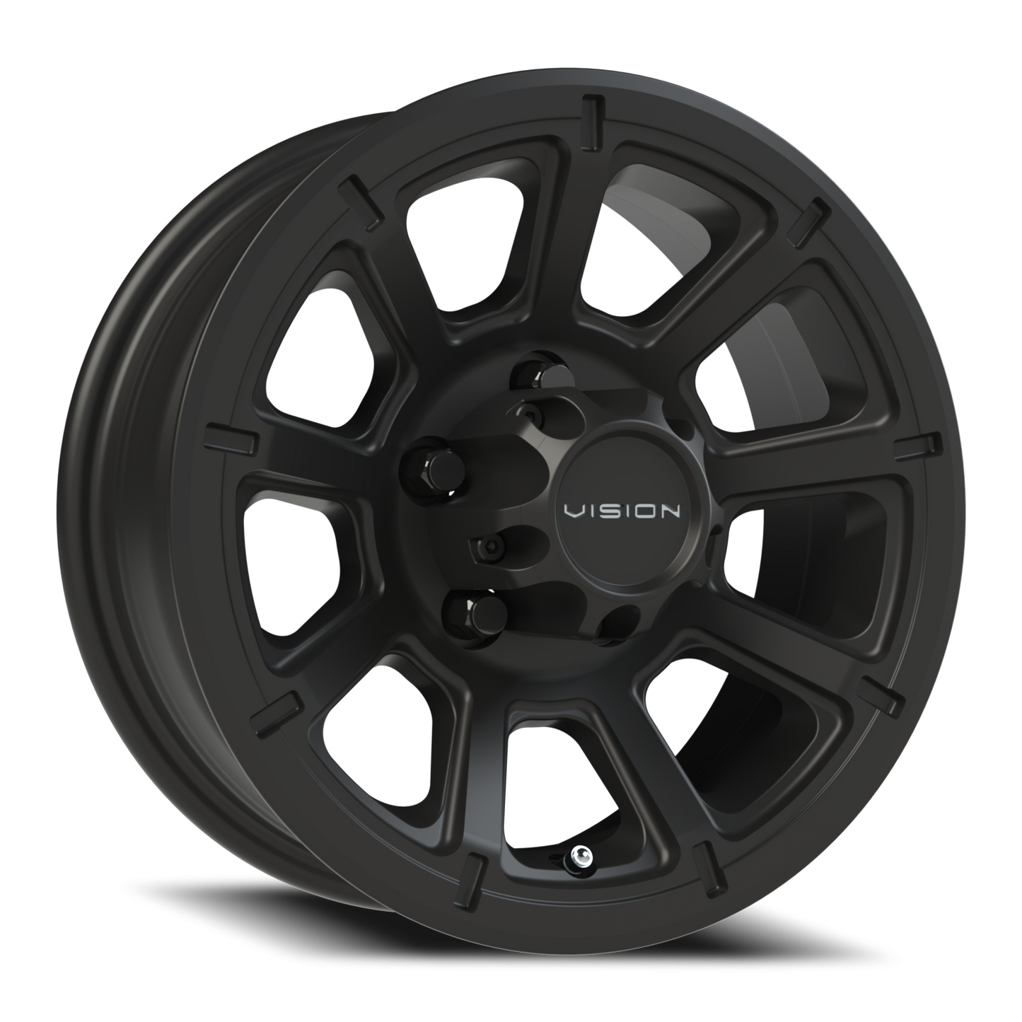 Vision Turbine 14X5.5 Matte Black Wheel