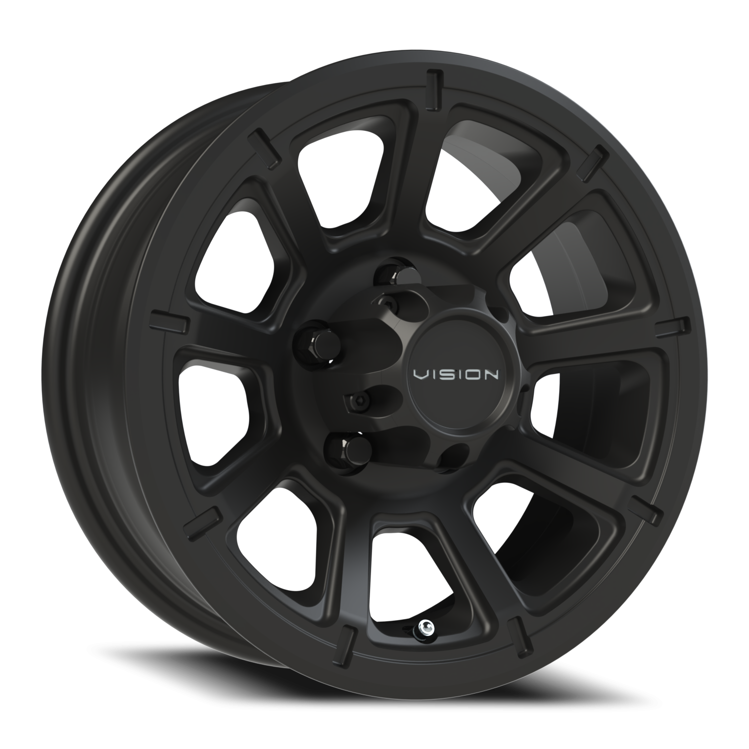Vision Turbine 14X5.5 Matte Black Wheel