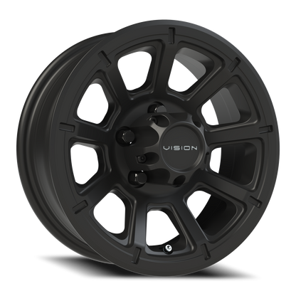 Vision Turbine 14X5.5 Matte Black Wheel