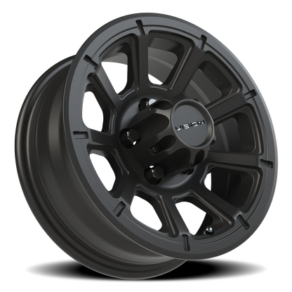 Vision Turbine 14X5.5 Matte Black Wheel