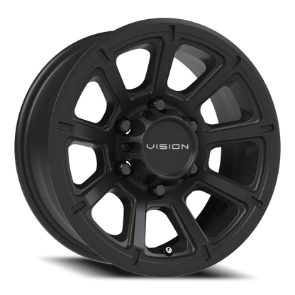 Vision Turbine 15X6 Matte Black Wheel