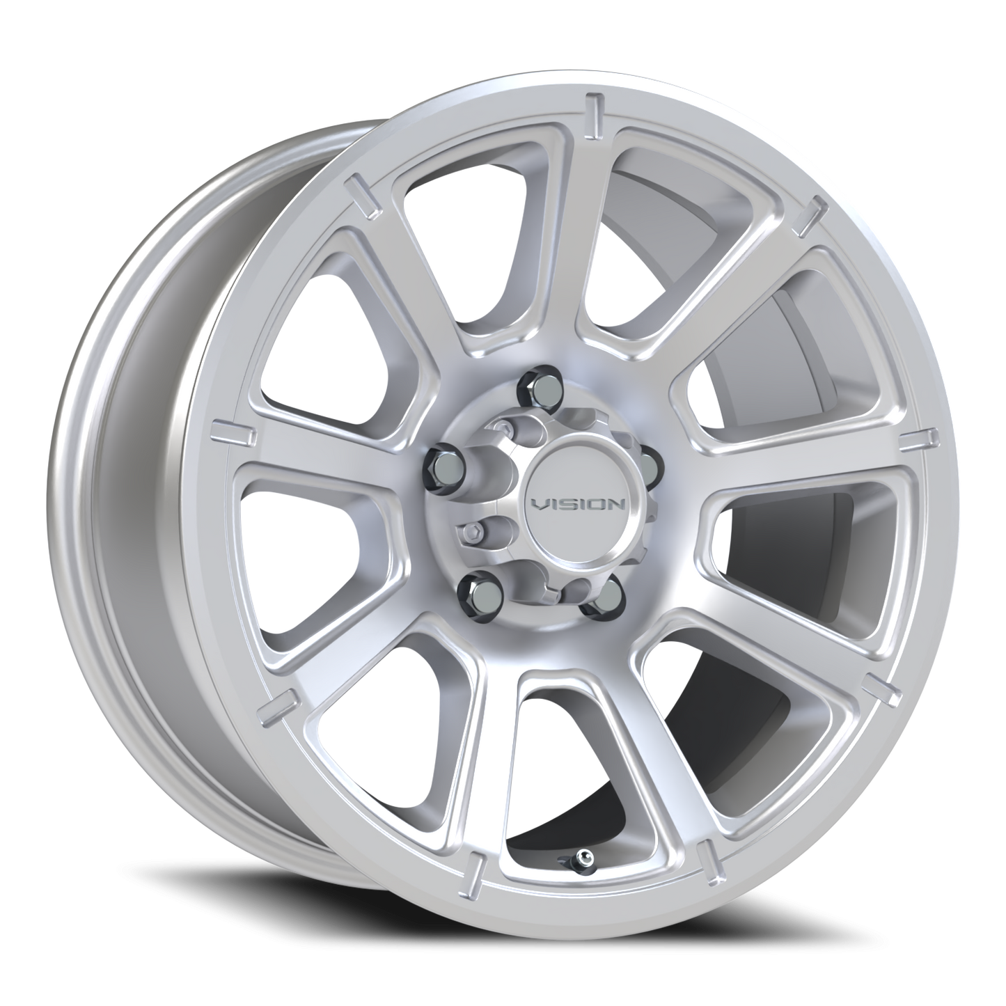 Vision Turbine 17X8.5 Winter Paint-Silver( Salt Resistant) Wheel
