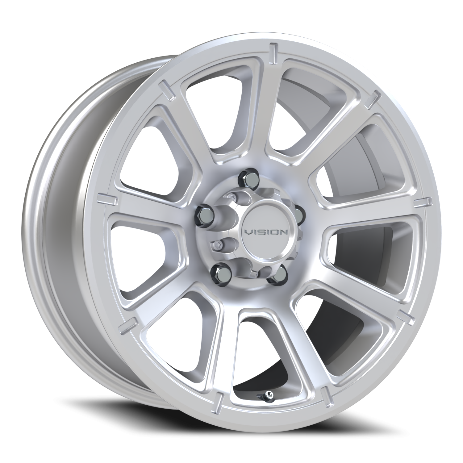 Vision Turbine 17X8.5 Winter Paint-Silver( Salt Resistant) Wheel