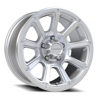 Vision Turbine 17X8.5 Winter Paint-Silver( Salt Resistant) Wheel