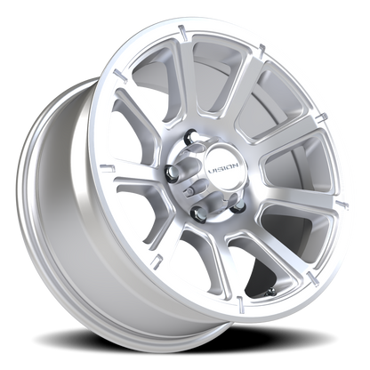 Vision Turbine 17X8.5 Winter Paint-Silver( Salt Resistant) Wheel