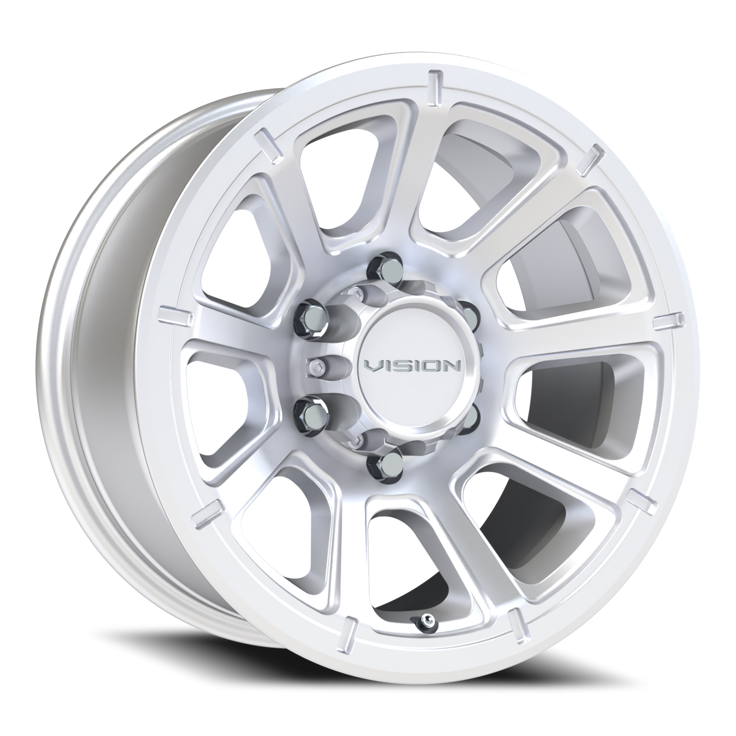 Vision Turbine 16X8 Winter Paint-Silver( Salt Resistant) Wheel