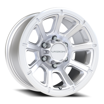 Vision Turbine 16X8 Winter Paint-Silver( Salt Resistant) Wheel