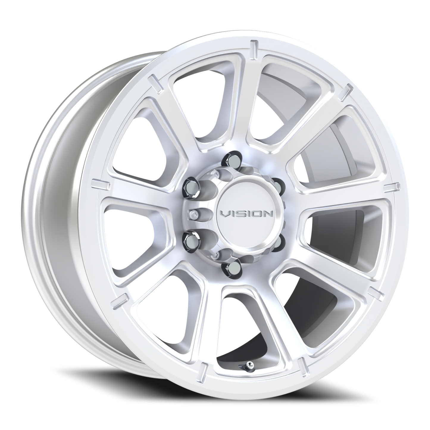 Vision Turbine 17X8.5 Winter Paint-Silver( Salt Resistant) Wheel