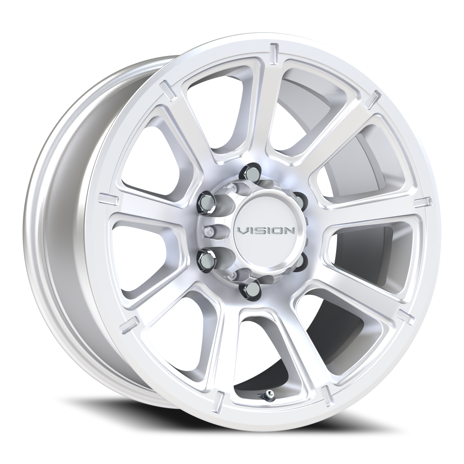 Vision Turbine 17X8.5 Winter Paint-Silver( Salt Resistant) Wheel