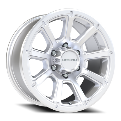 Vision Turbine 17X8.5 Winter Paint-Silver( Salt Resistant) Wheel