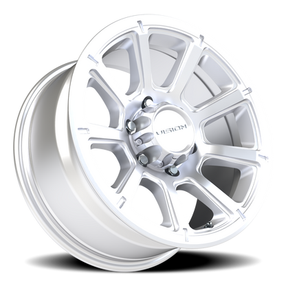 Vision Turbine 17X8.5 Winter Paint-Silver( Salt Resistant) Wheel