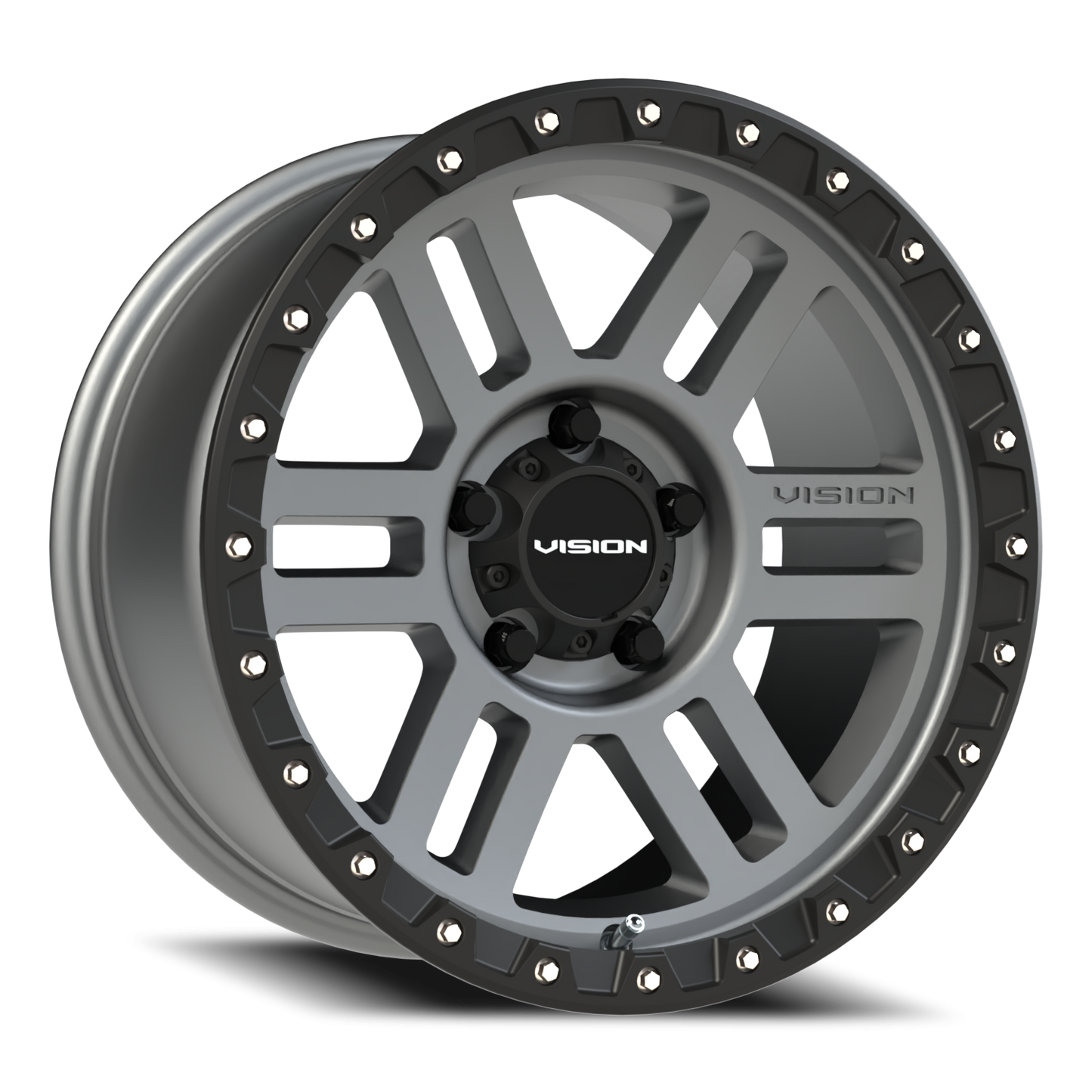 Vision MANX2 17X9 Satin Grey Wheel