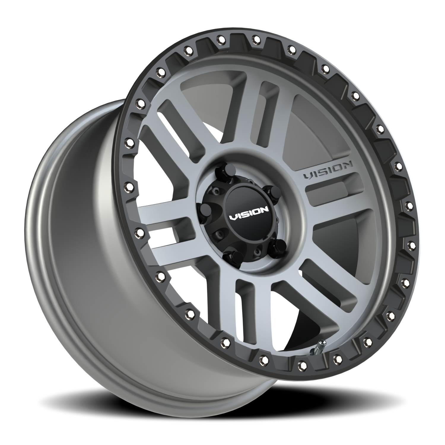 Vision MANX2 17X9 Satin Grey Wheel