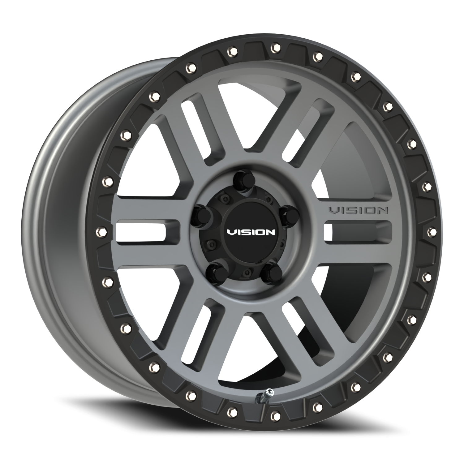 Vision MANX2 17X9 Satin Grey Wheel