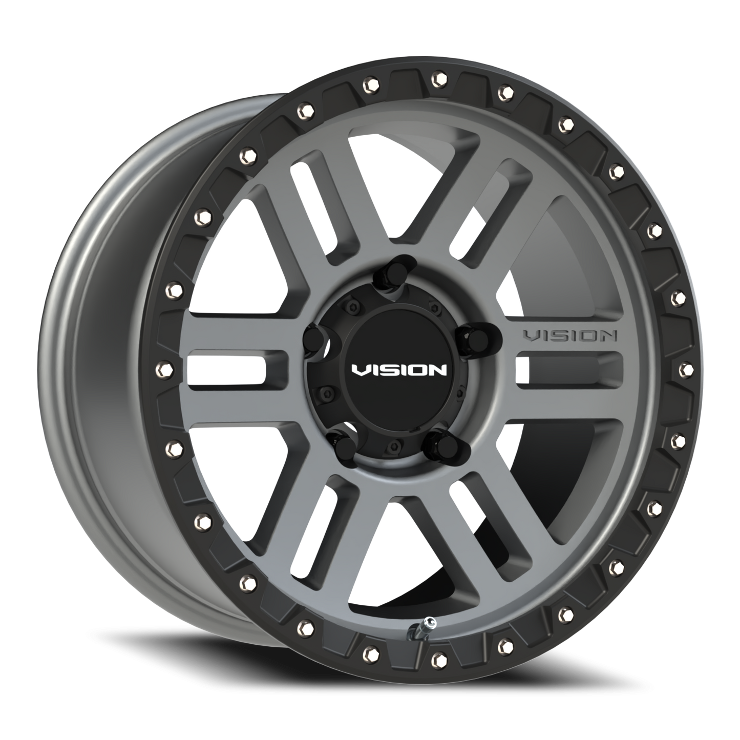 Vision MANX2 17X9 Satin Grey Wheel
