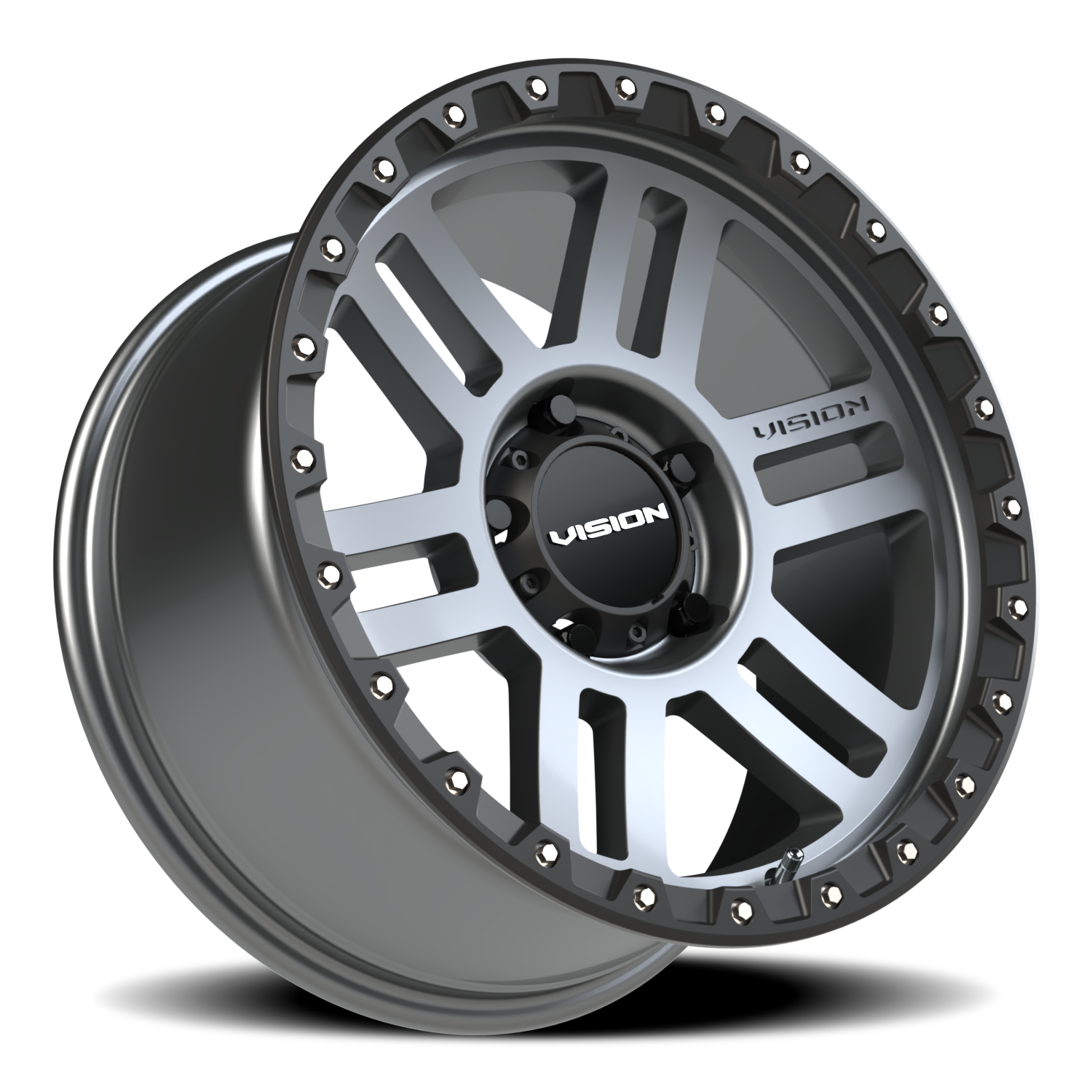 Vision MANX2 18X9 Satin Grey Wheel