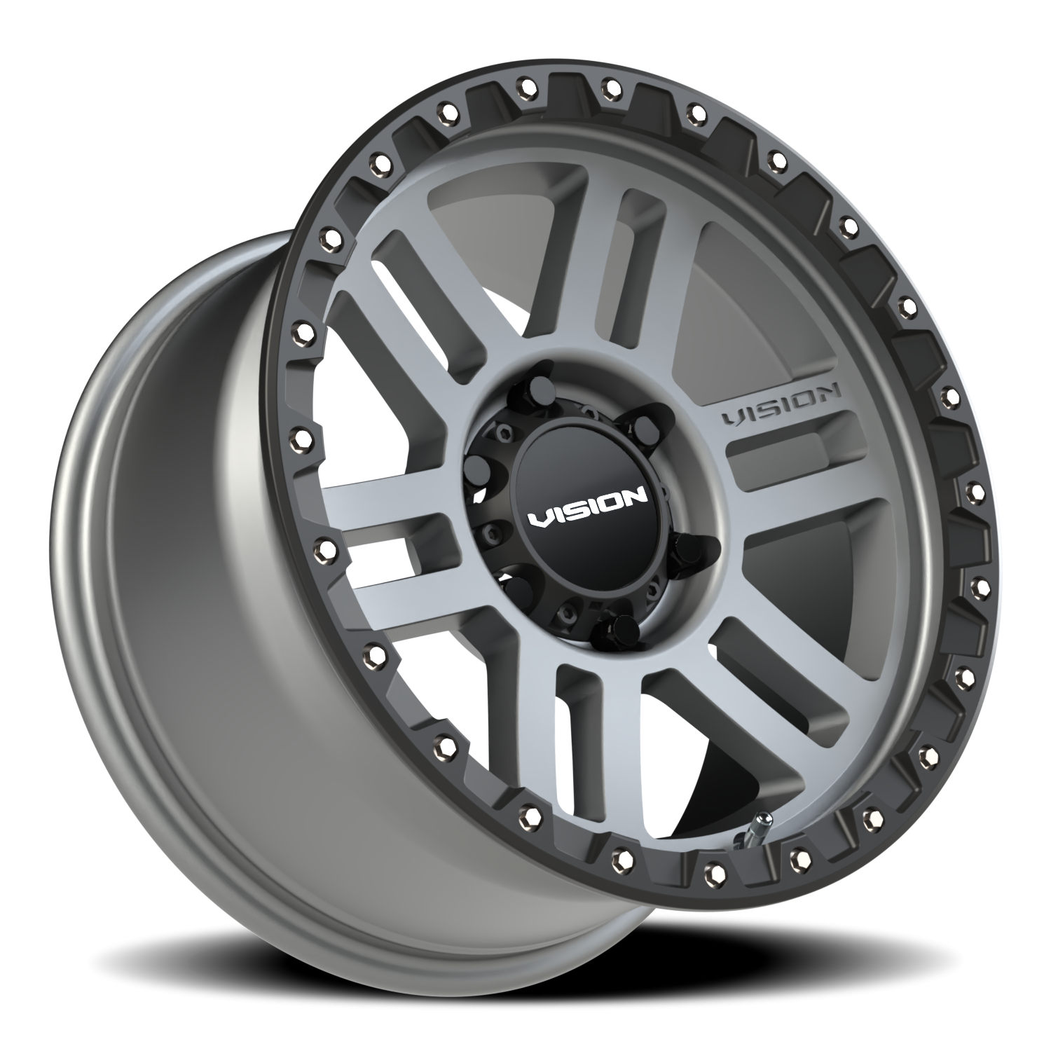 Vision MANX2 17X9 Satin Grey Wheel