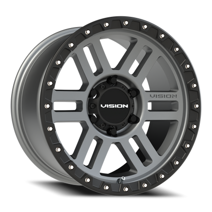 Vision MANX2 17X9 Satin Grey Wheel