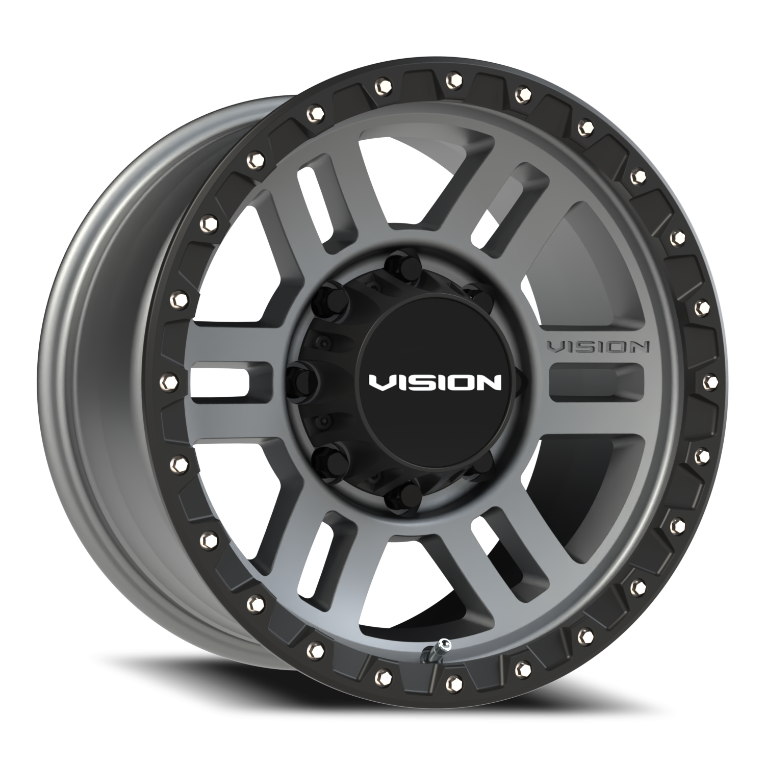 Vision MANX2 17X9 Satin Grey Wheel