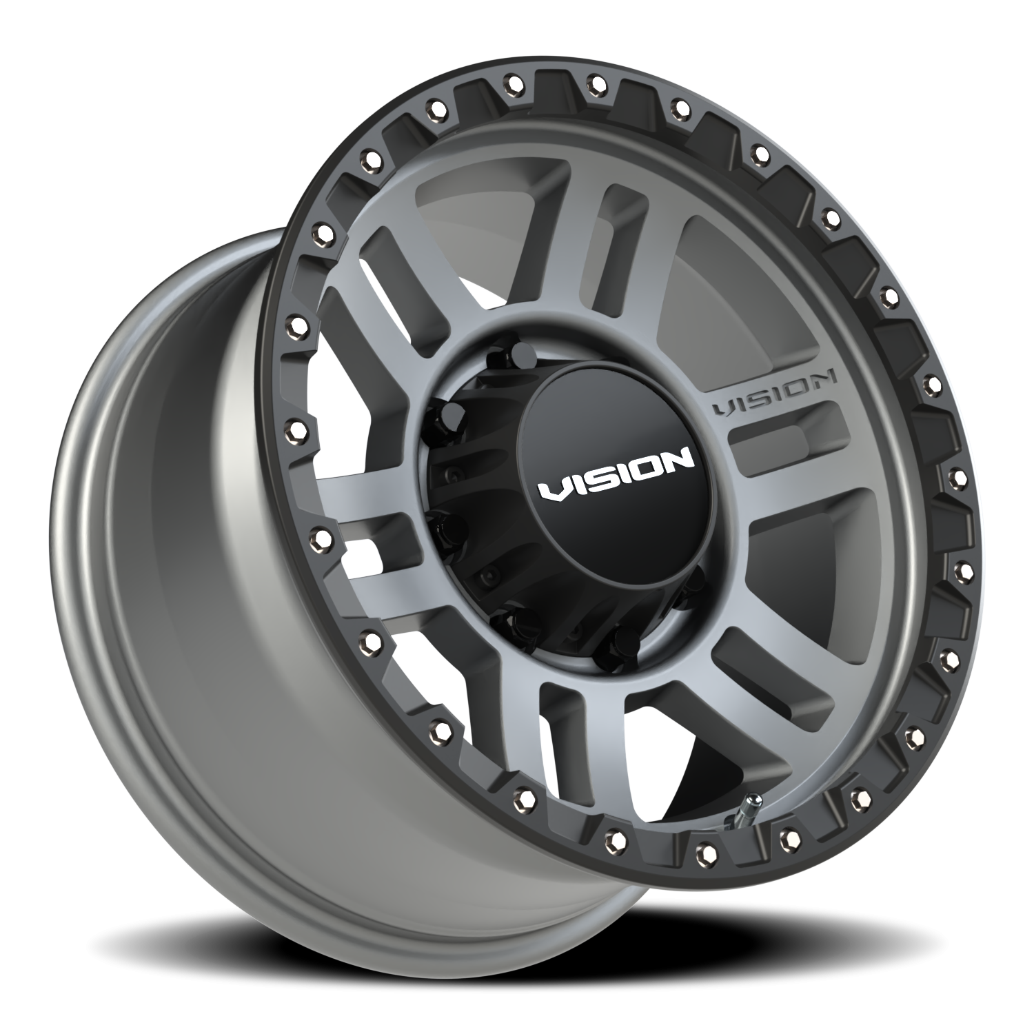 Vision MANX2 17X9 Satin Grey Wheel