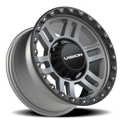 Vision MANX2 17X9 Satin Grey Wheel