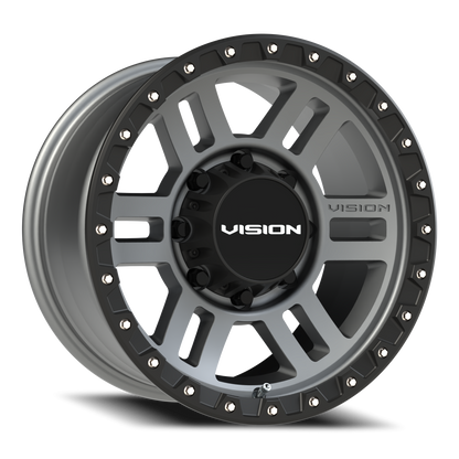Vision MANX2 17X9 Satin Grey Wheel