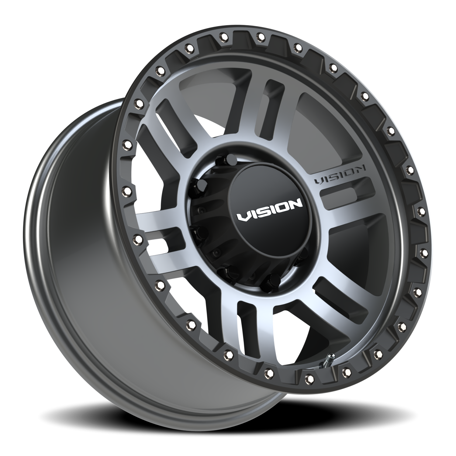 Vision MANX2 18X9 Satin Grey Wheel