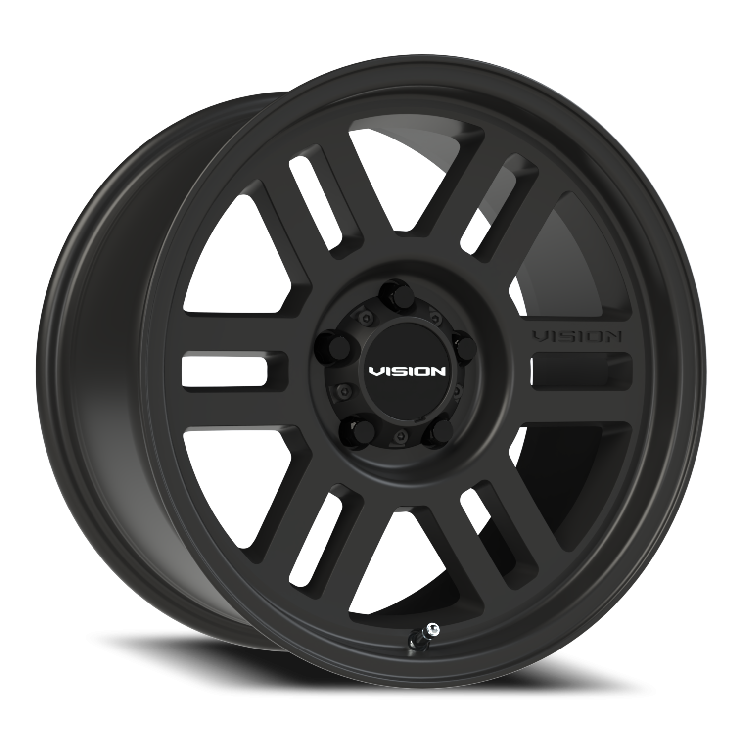 Vision Overland 17X9 Satin Black Wheel