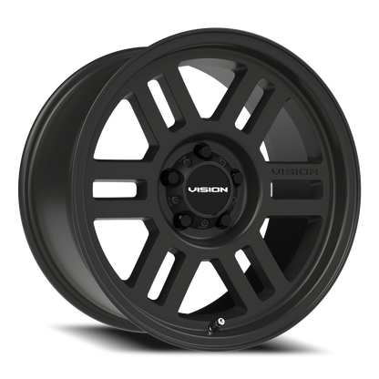 Vision Overland 17X9 Satin Black Wheel