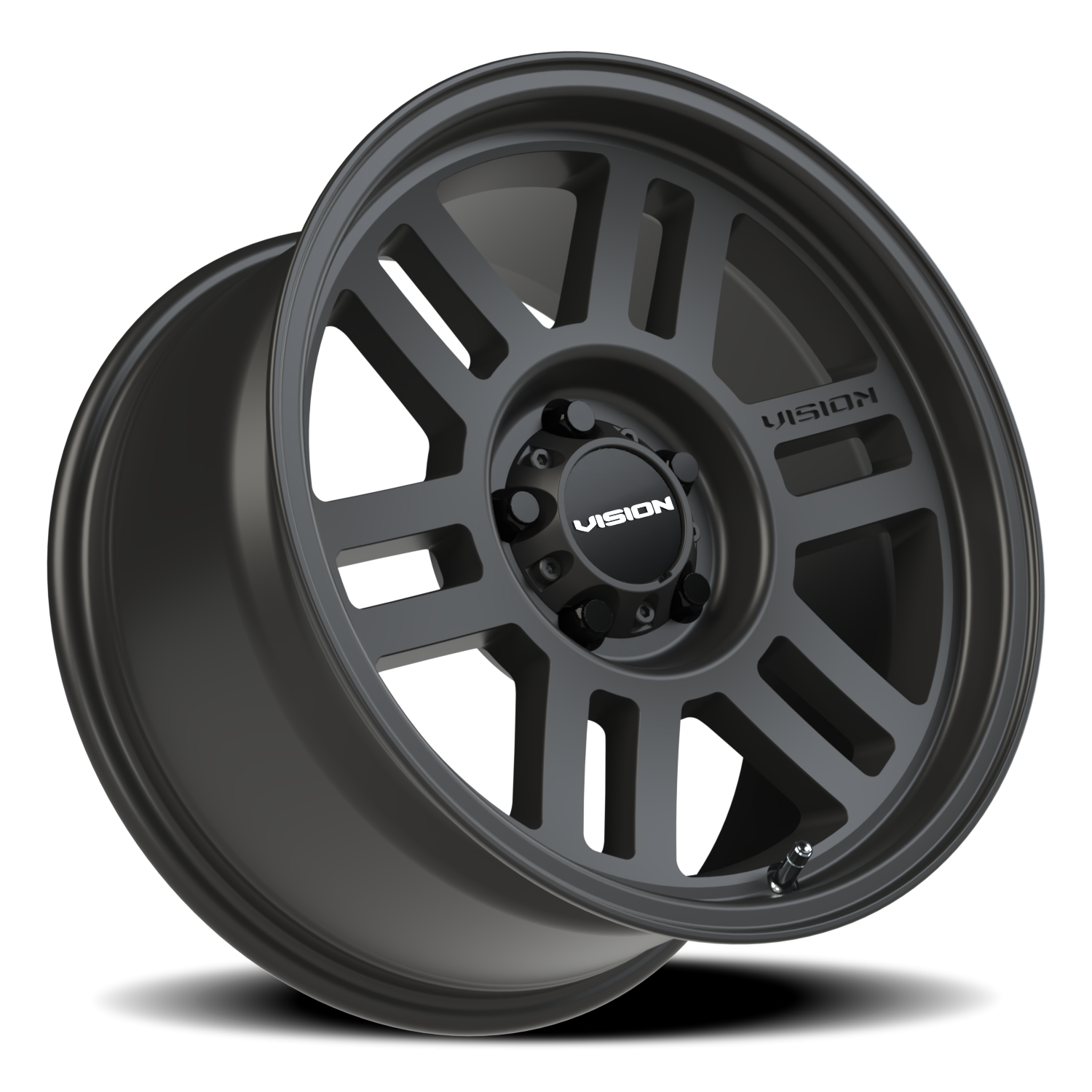 Vision Overland 17X9 Satin Black Wheel