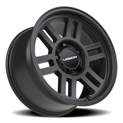 Vision Overland 17X9 Satin Black Wheel