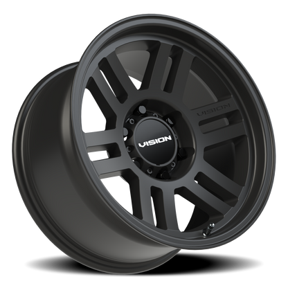 Vision Overland 17X9 Satin Black Wheel