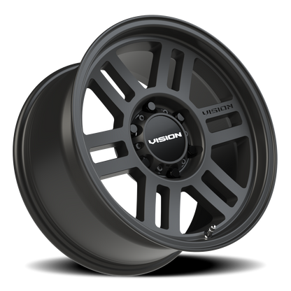 Vision Overland 17X9 Satin Black Wheel