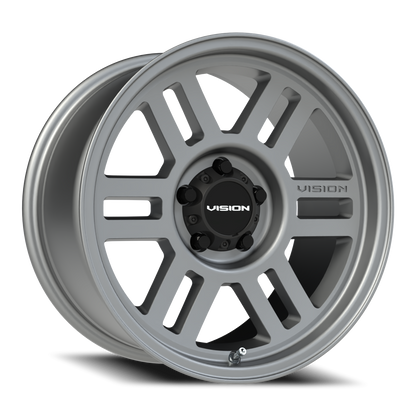 Vision Overland 17X9 Satin Grey Wheel
