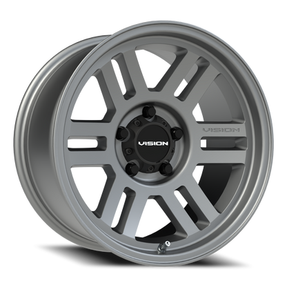 Vision Overland 17X9 Satin Grey Wheel