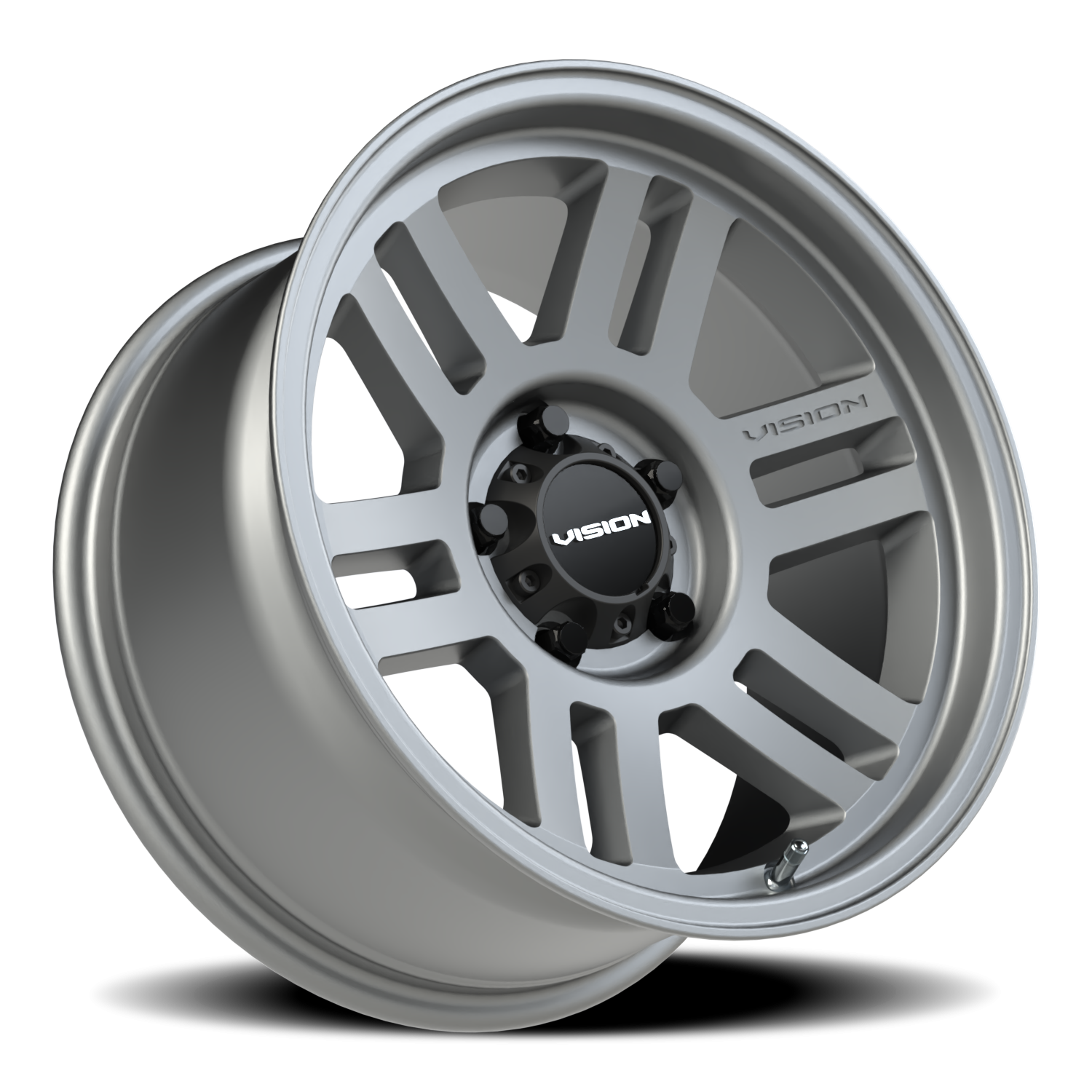 Vision Overland 17X9 Satin Grey Wheel