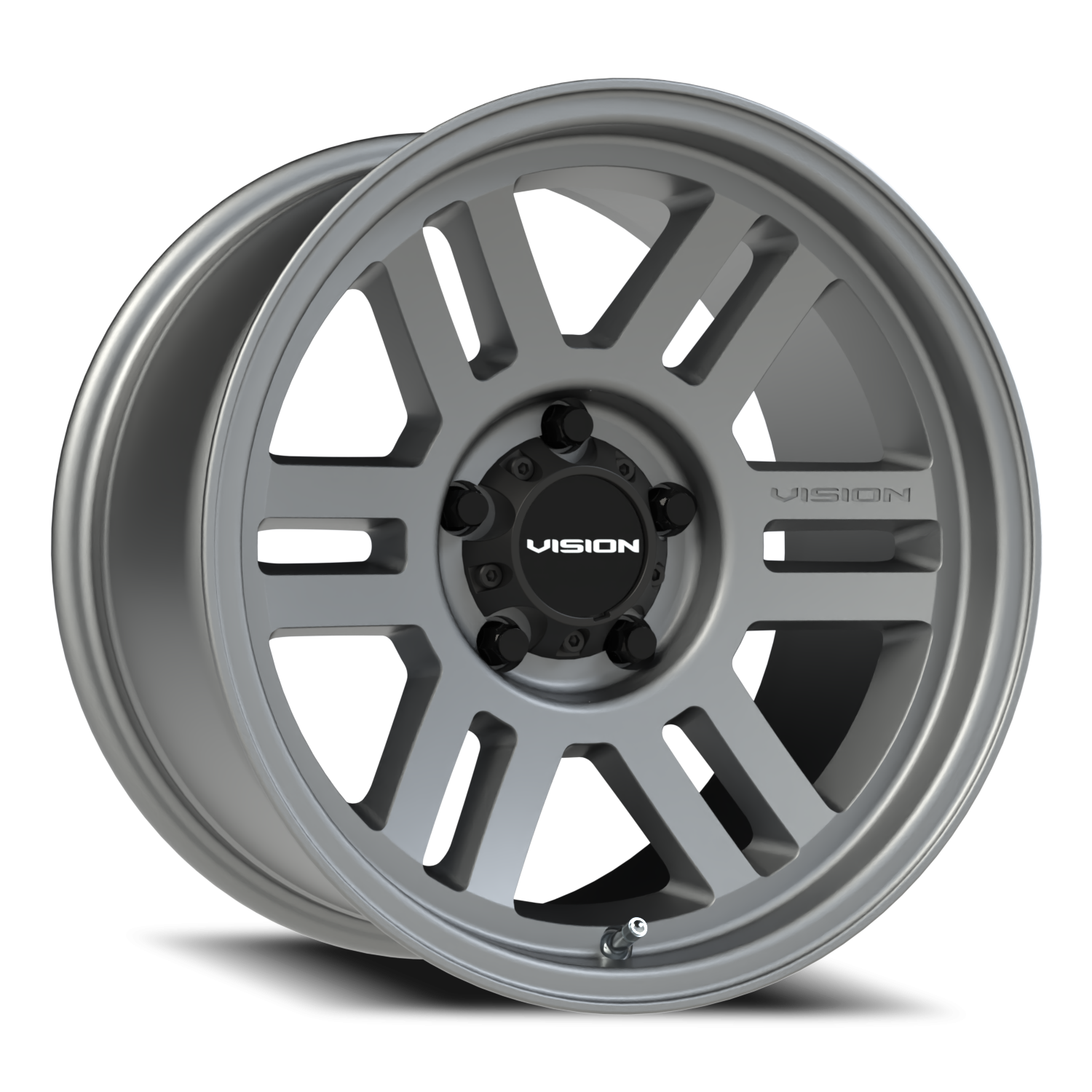 Vision Overland 17X9 Satin Grey Wheel