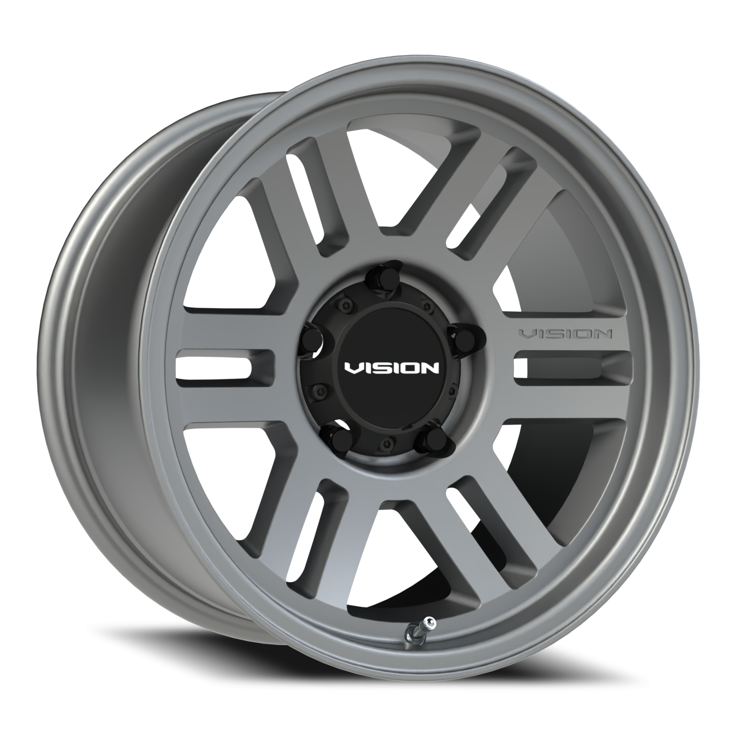 Vision Overland 17X9 Satin Grey Wheel