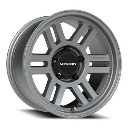Vision Overland 17X9 Satin Grey Wheel