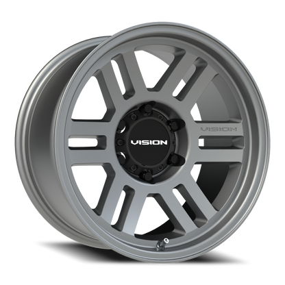 Vision Overland 17X9 Satin Grey Wheel