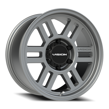 Vision Overland 17X9 Satin Grey Wheel