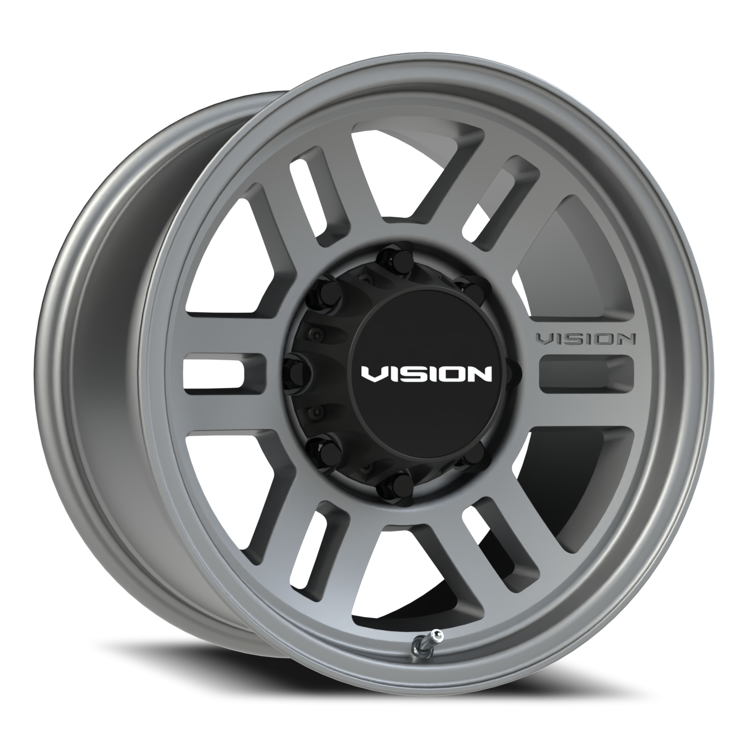 Vision Overland 17X9 Satin Grey Wheel