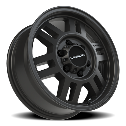 Vision Overland 16X6.5 Satin Black Wheel