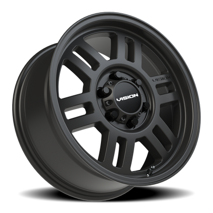 Vision Overland 17X7.5 Satin Black Wheel